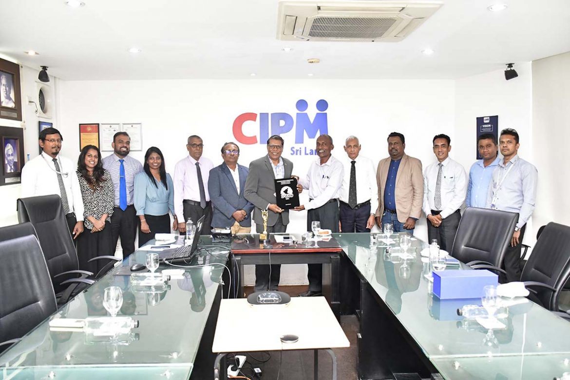 CIPM has been awarded the Most Outstanding Service Excellence Organization of Sri Lanka (Jury Award)